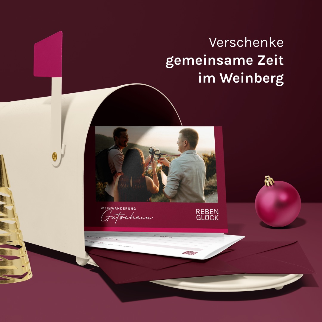 REBENGLÜCK Geschenkgutschein – Weinwanderung verschenken